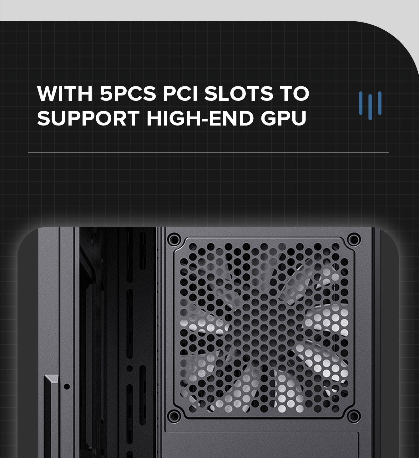 Edge Black Gaming Computer Case